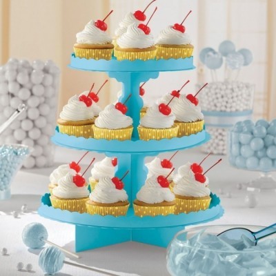 Cupcake Stand Azul