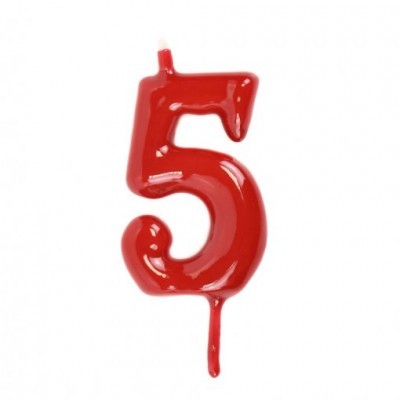 Velas Número Vermelho