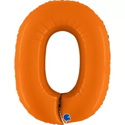 Balão Número Laranja