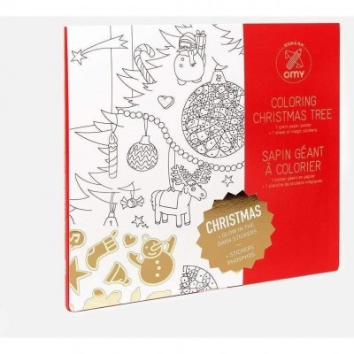 Poster para Colorir Natal