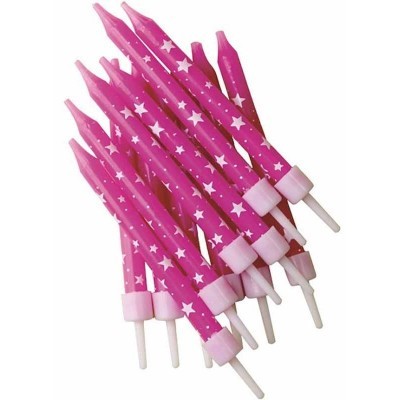 Velas Rosa Estrelas
