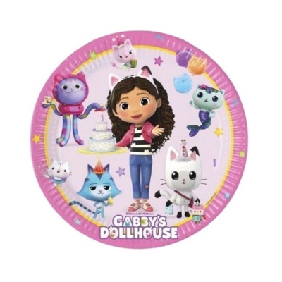 Pratos Casa das Bonecas Gabby