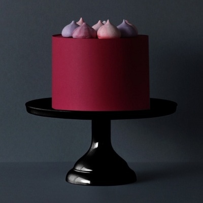 Cake Stand Preto Pequeno