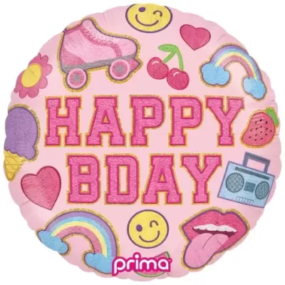 Balão Happy Birthday Smile