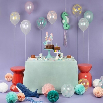 Balões Fundo do Mar - Conchas/Sereia