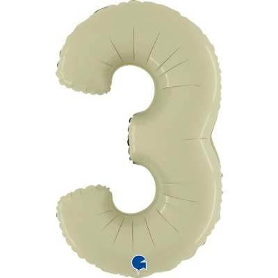 Balão Número Verde Olive