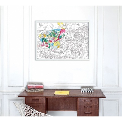 Poster para Colorir Dinossauros