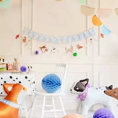 Grinalda Happy Birthday Cães