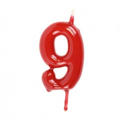 Velas Número Vermelho