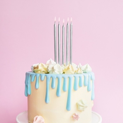 Velas Altas Prateado