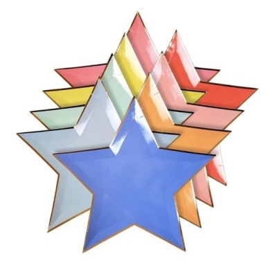 Pratos Estrelas Neon