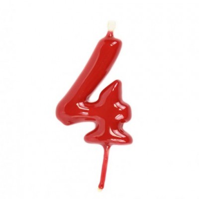 Velas Número Vermelho