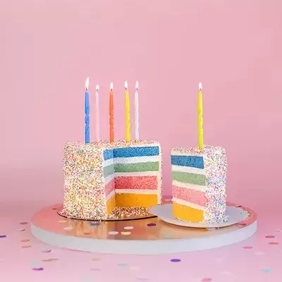 Velas Verticais Coloridas