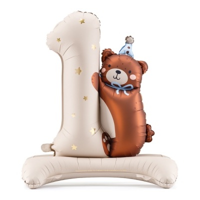 Balão Primeiro Aniversário Ursinho