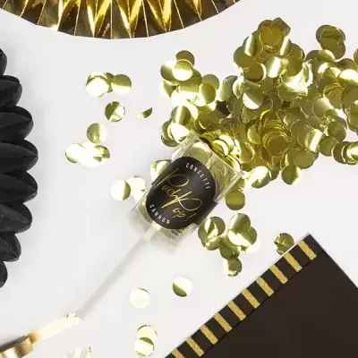 Push Pop Confettis Dourados