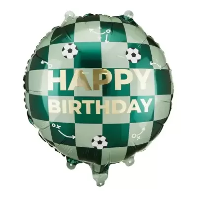 Balão Happy Birthday Futebol