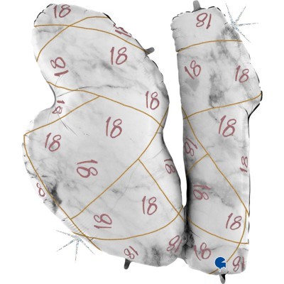 Balão Número 18 Rose Gold