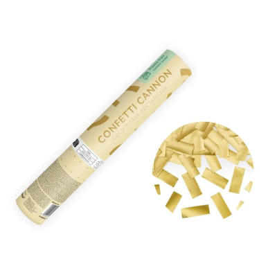 Canhão Confettis Dourado
