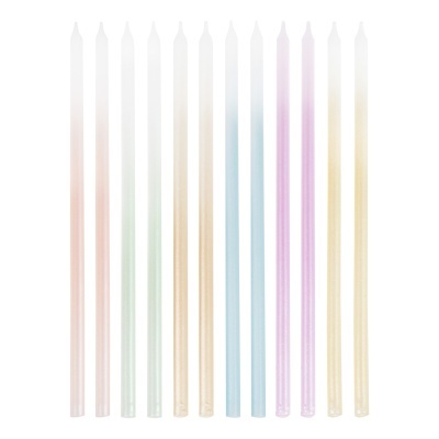 Velas Altas Pastel Ombre