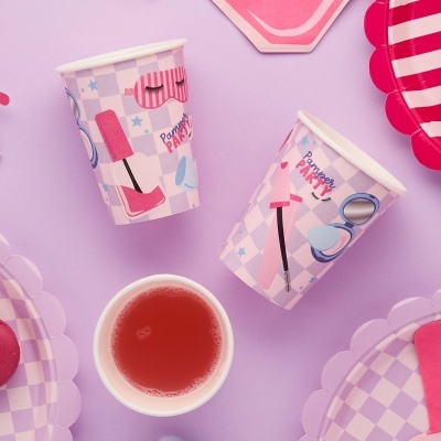 Copos Pamper Party Maquilhagem