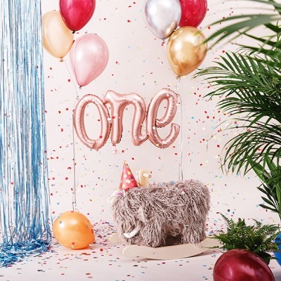 Balão One Rose Gold