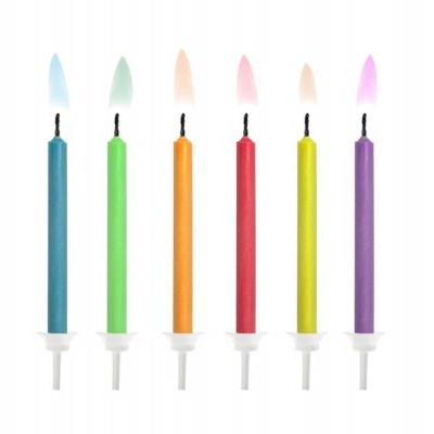 Velas Chama Colorida