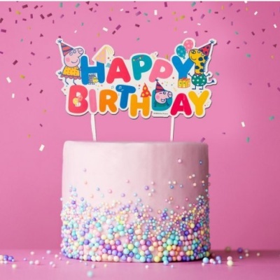 Topo de Bolo Porquinha Peppa