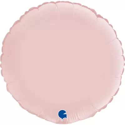 Balão Redondo Rosa Pastel Satin