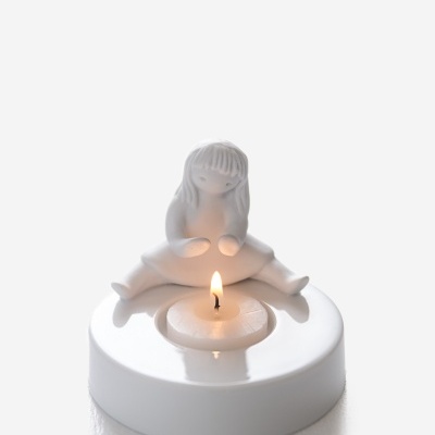 Rosa Malva Fogueirinha Menina