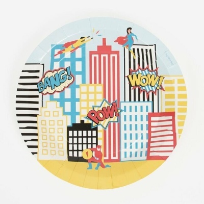 Pratos Super Heróis