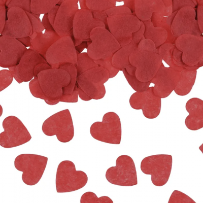 Confettis Corações Vermelhos
