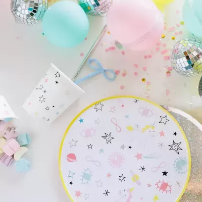 Pratos Celestial / Unicórnios