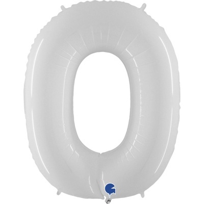 Balão Número Branco