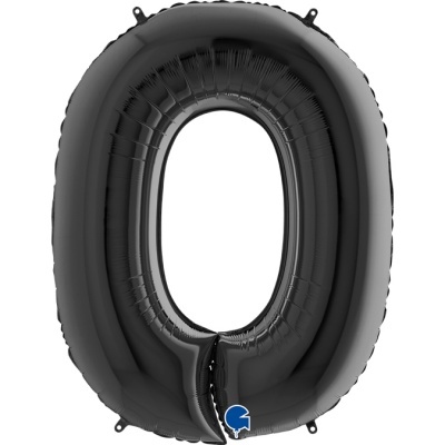 Balão Número Preto