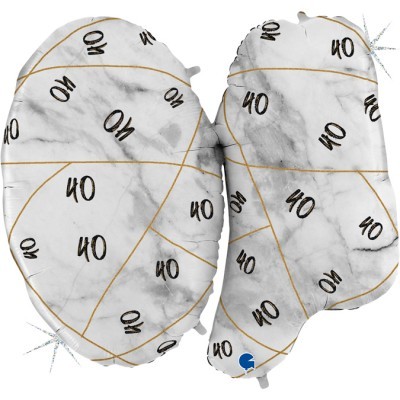 Balão Número 40 Preto