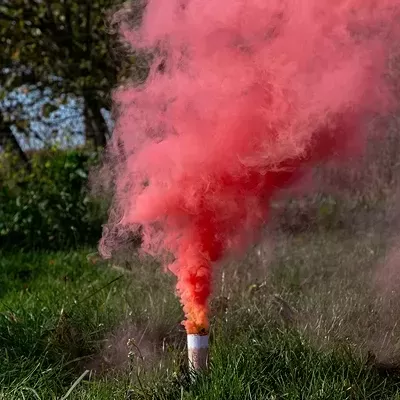 Fumo de Revelação Rosa