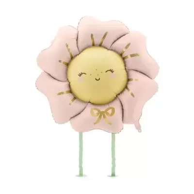 Balão Walking Flor Rosa