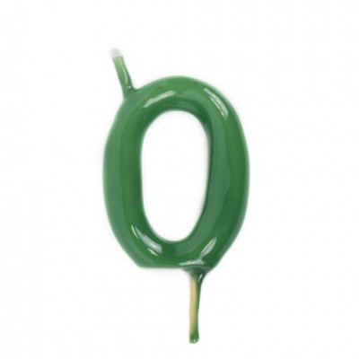 Velas Número Verde