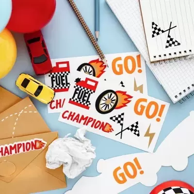 Autocolantes Corrida de Carros