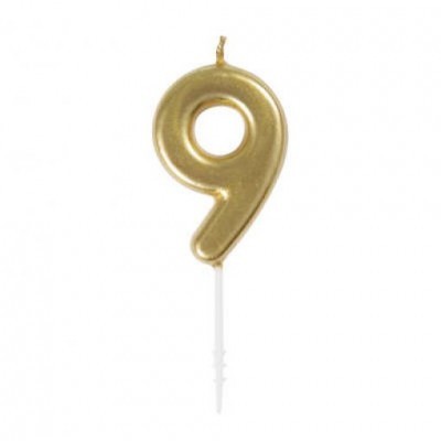 Velas Número Dourado