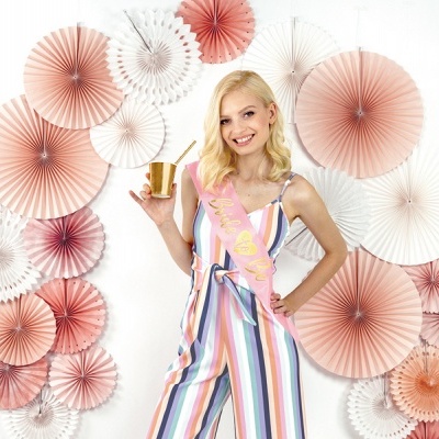 Faixa Bride to Be Rosa