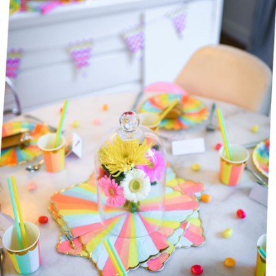 Guardanapos Candy Arco Íris Pastel