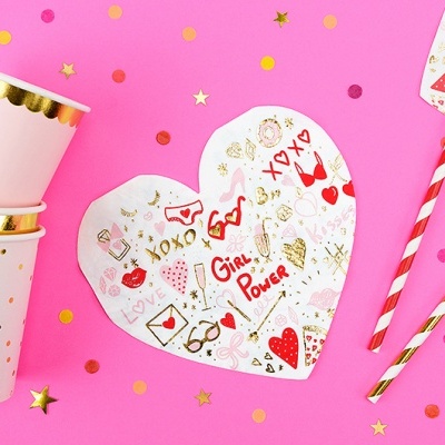 Guardanapos Coração