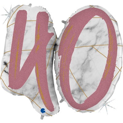 Balão Número 40 Rose Gold