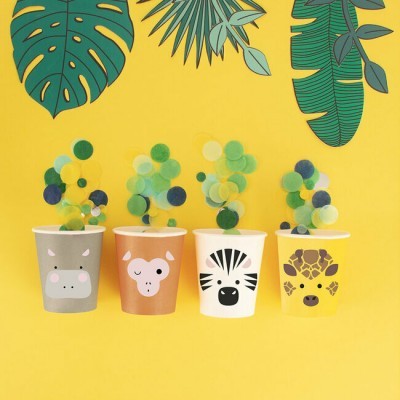 Copos Animais Safari