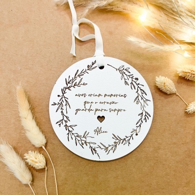 Placa Personalizada Natal : Avós