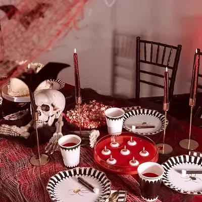 Guardanapos Beges e Pretos