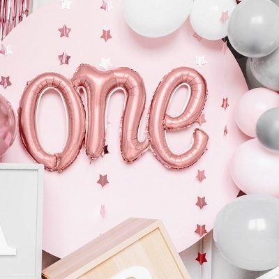 Balão One Rose Gold