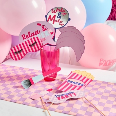 Photo Props - Pamper Party Maquilhagem