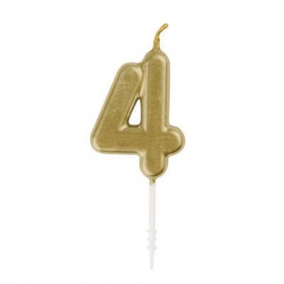 Velas Número Dourado